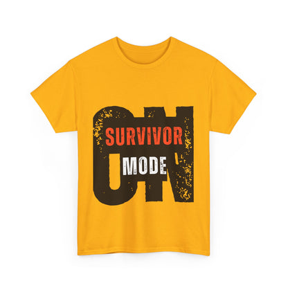 👨‍👩‍👧‍👦 "Survivor Mode ON – Mom & Dad Edition" T-Shirt