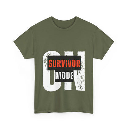 👨‍👩‍👧‍👦 "Survivor Mode ON – Mom & Dad Edition" T-Shirt